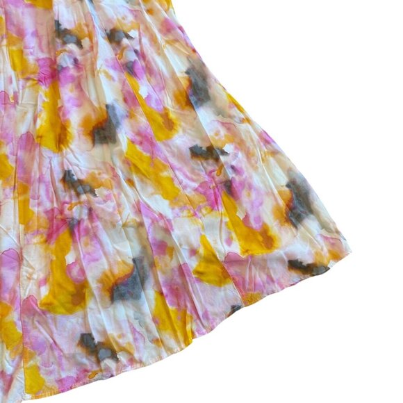 Torrid Pink and Yellow Floral Maxi Dress - Picture 4 of 13